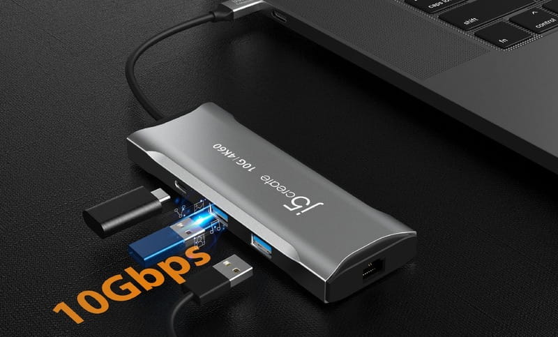 Док-станція J5create USB-C 7-в-1 (JCD393-N)