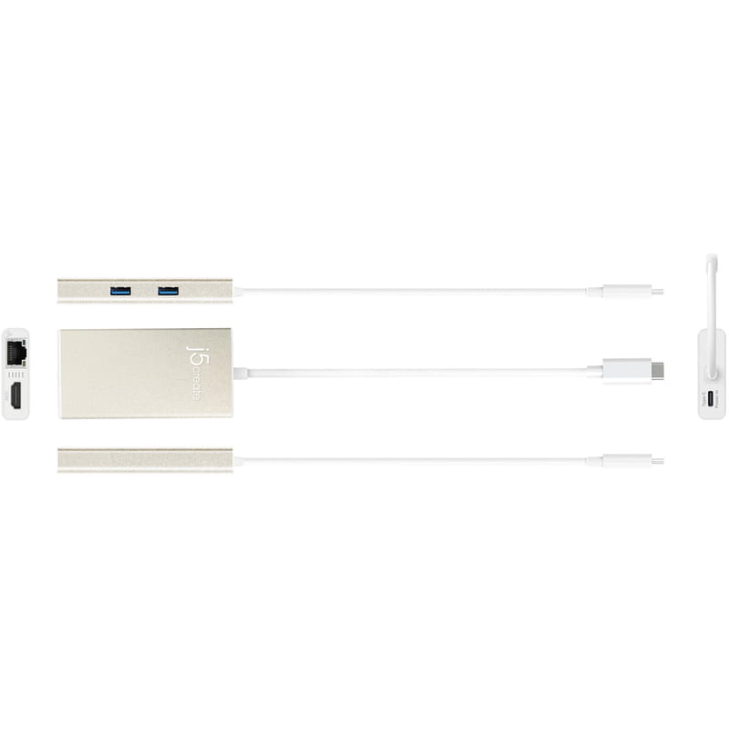 Док-станція J5create USB-C 5-в-1 (JCA374-N)