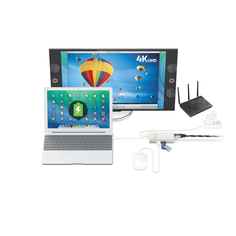 Док-станція J5create USB-C 5-в-1 (JCA374-N)