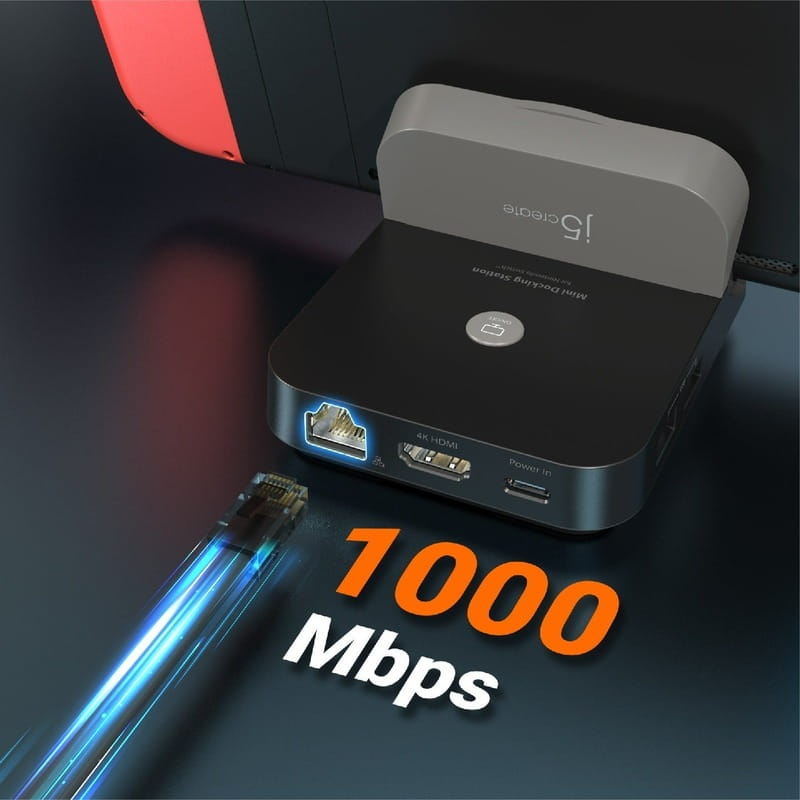 Док-станція J5create для Nintendo Switch (JCD620-N)