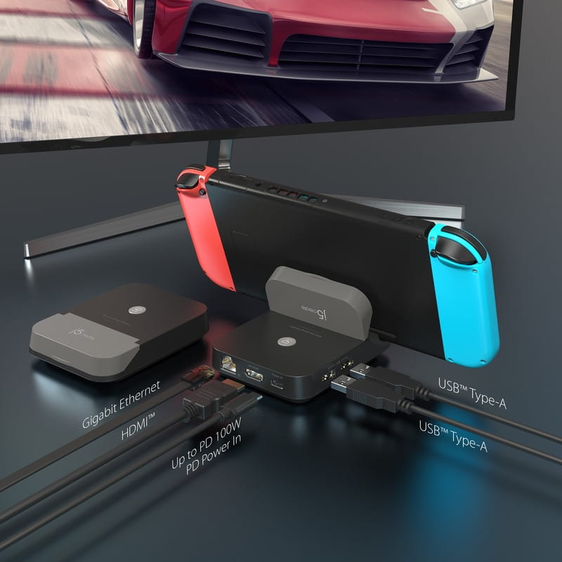Док-станція J5create для Nintendo Switch (JCD620-N)