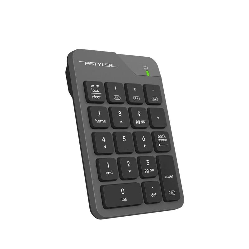 Клавіатура цифрова A4Tech FBK21C Smoky Grey