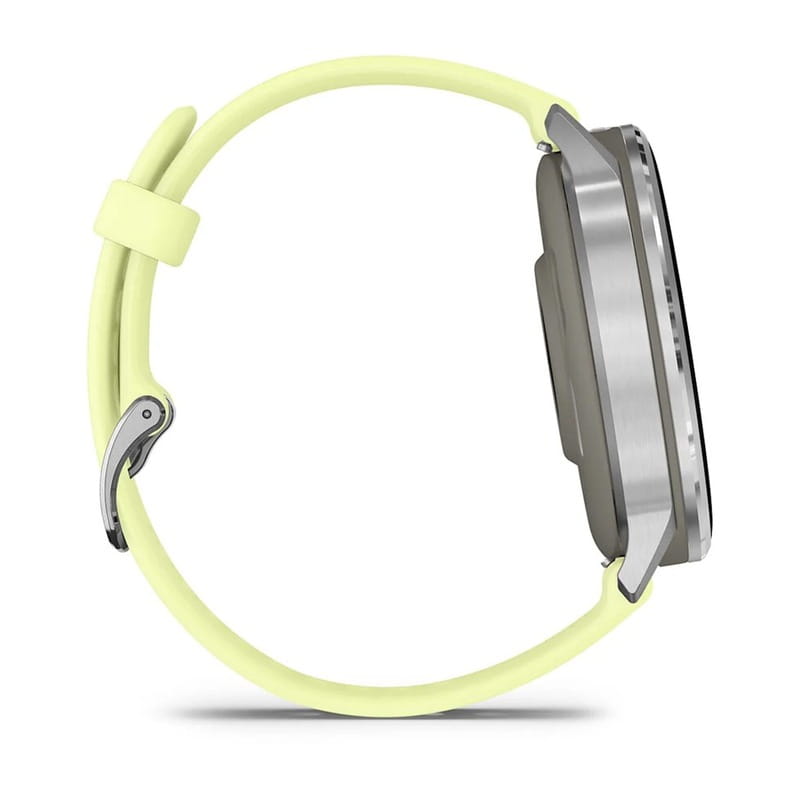 Смарт-годинник Garmin Venu 4 45mm Silver with Citron Silicone (010-03014-42)