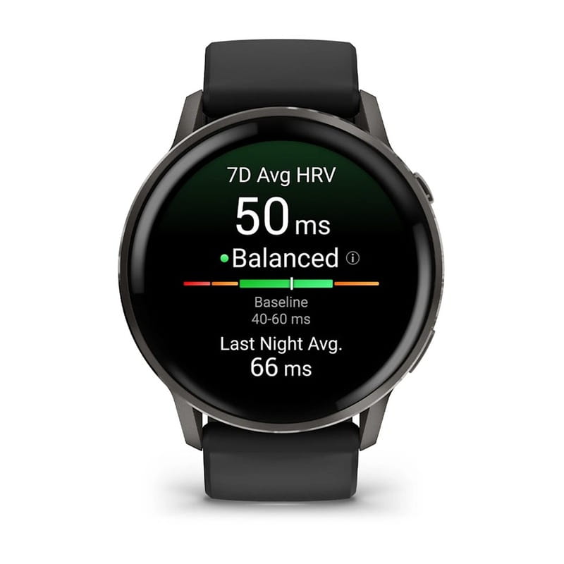 Смарт-годинник Garmin Venu 4 45mm Black with Black Silicone (010-03014-40)