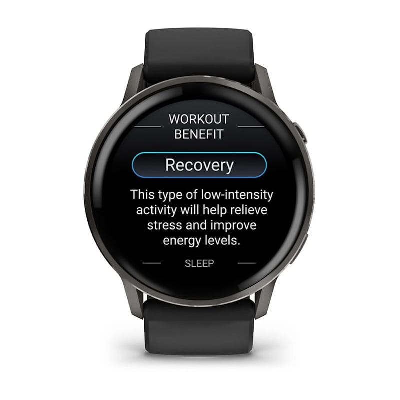 Смарт-годинник Garmin Venu 4 45mm Black with Black Silicone (010-03014-40)