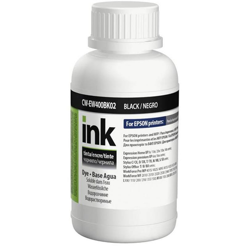 Чернила ColorWay EPSON T26/C91 (Black) (CW-EW400BK02) 200мл