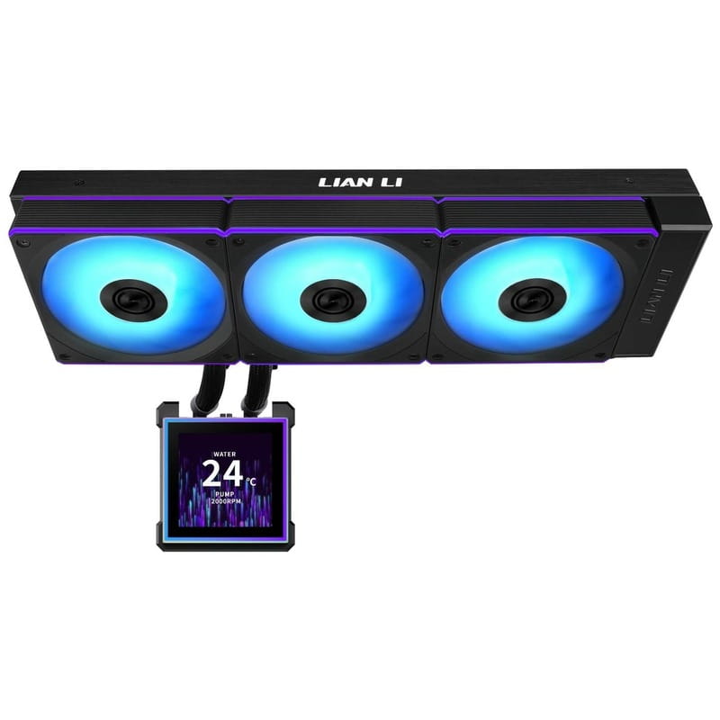 Система водяного охлаждения Lian Li HydroShift II LCD-S 360CL Black (G89.GHS2LCDS36CB.00)
