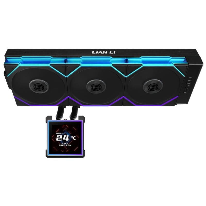 Система водяного охолодження Lian Li HydroShift II LCD-S 360TL Black (G89.GHS2LCDS36TB.00)