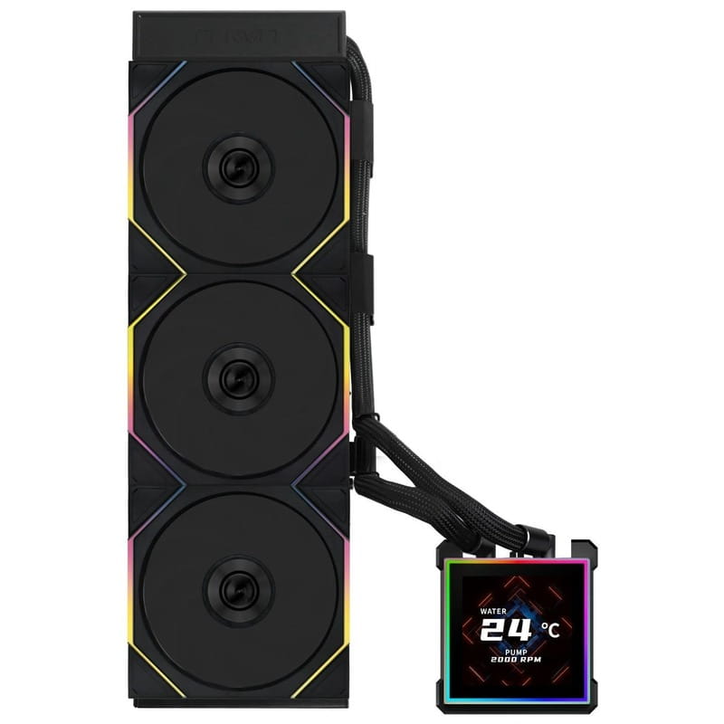 Система водяного охолодження Lian Li HydroShift II LCD-S 360TL Black (G89.GHS2LCDS36TB.00)