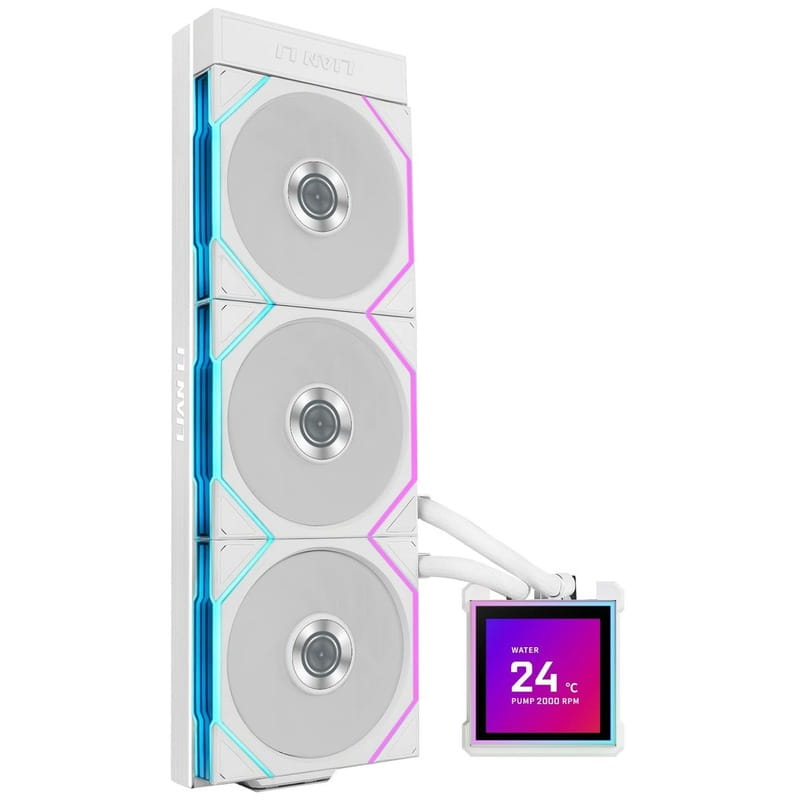 Система водяного охлаждения Lian Li HydroShift II LCD-S 360TL White (G89.GHS2LCDS36TW.00)