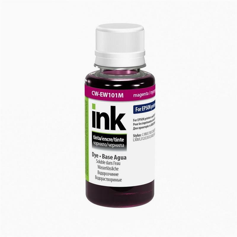 Чернила ColorWay EPSON L100/L200 (Magenta) (CW-EW101M01) (T6643) 100мл