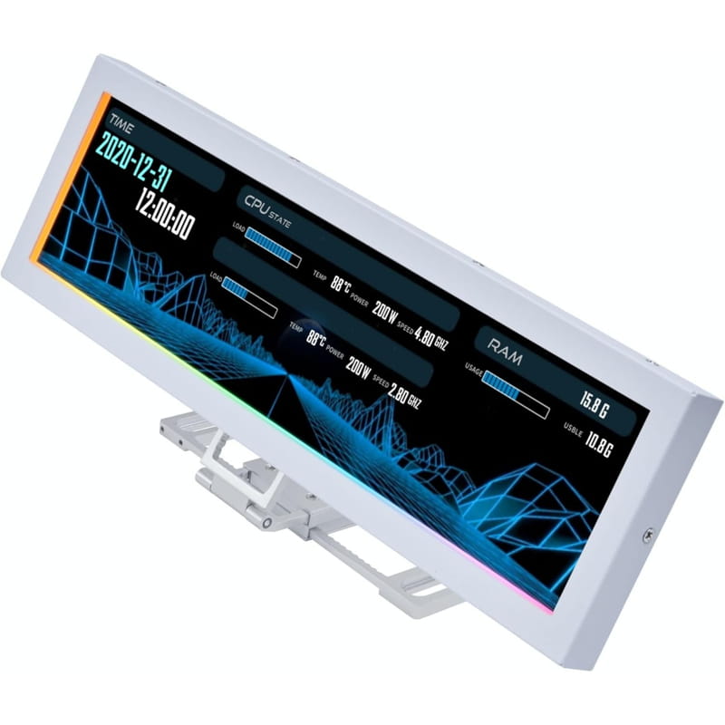 Екран Lian Li 8.8" Universal Screen Mount White (G89.SM088W.00)
