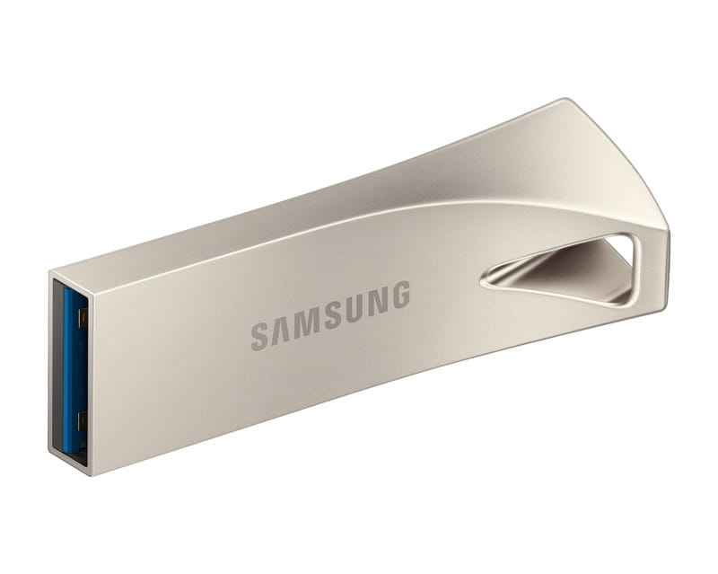 Флеш-накопичувач USB3.1 128GB Samsung Bar Plus Champagne Silver (MUF-128BE3/APC)