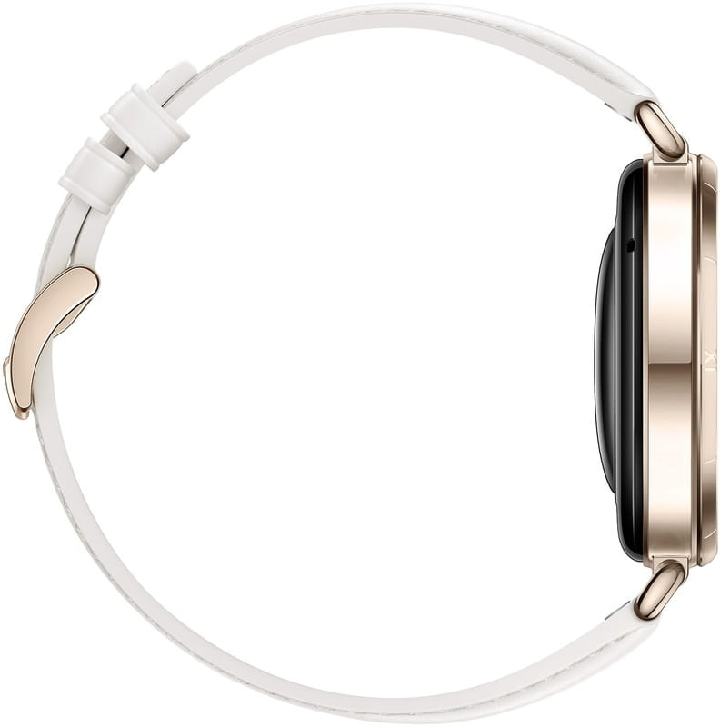 Смарт-годинник Huawei Watch GT 6 41mm Gold with White Composite Leather Strap (55020FTN)