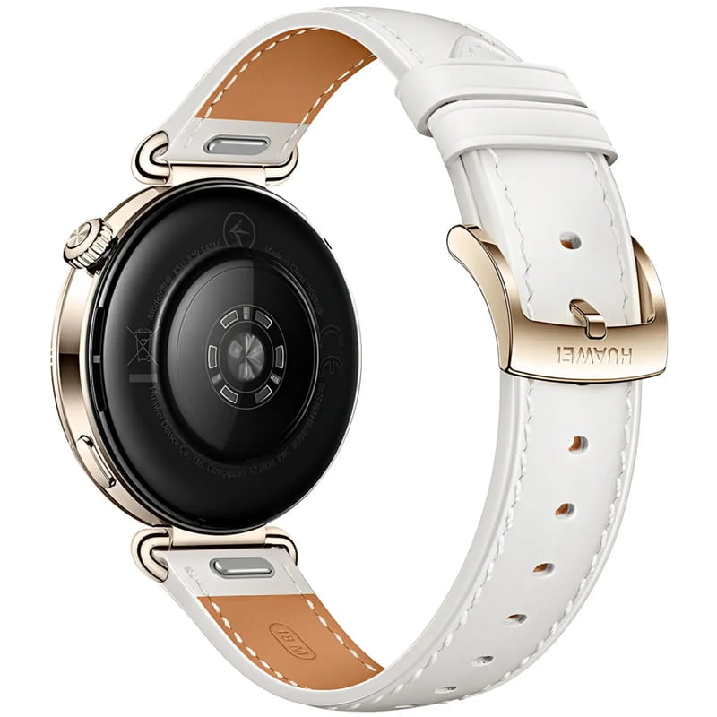 Смарт-годинник Huawei Watch GT 6 41mm Gold with White Composite Leather Strap (55020FTN)