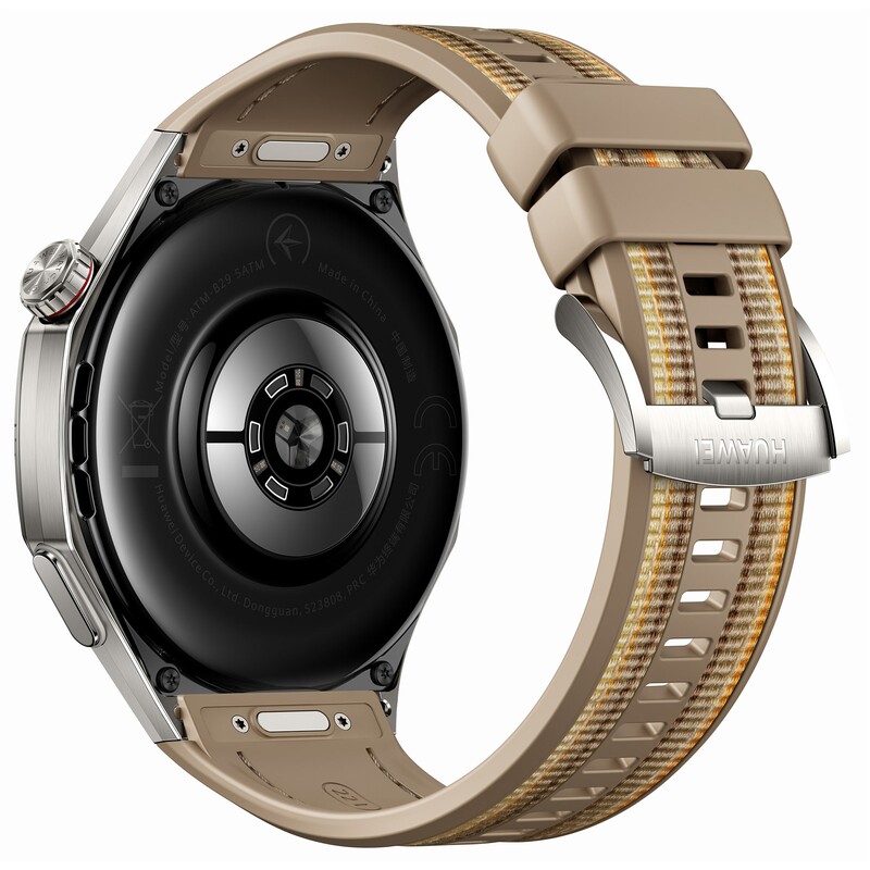 Смарт-годинник Huawei Watch GT 6 Pro 46mm Titanium with Brown Woven Strap (55020FTS)