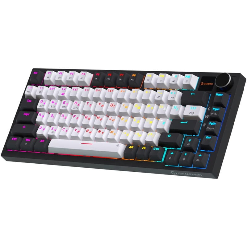 Клавіатура бездротова GamePro Asgard Valhalla Pro White (MK160W-D-Pro)