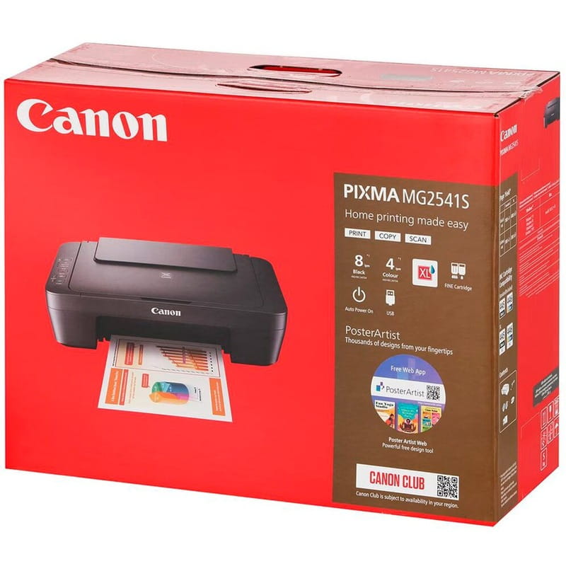 Багатофункціональний пристрій А4 кол. Canon Pixma MG2541S (0727C067)