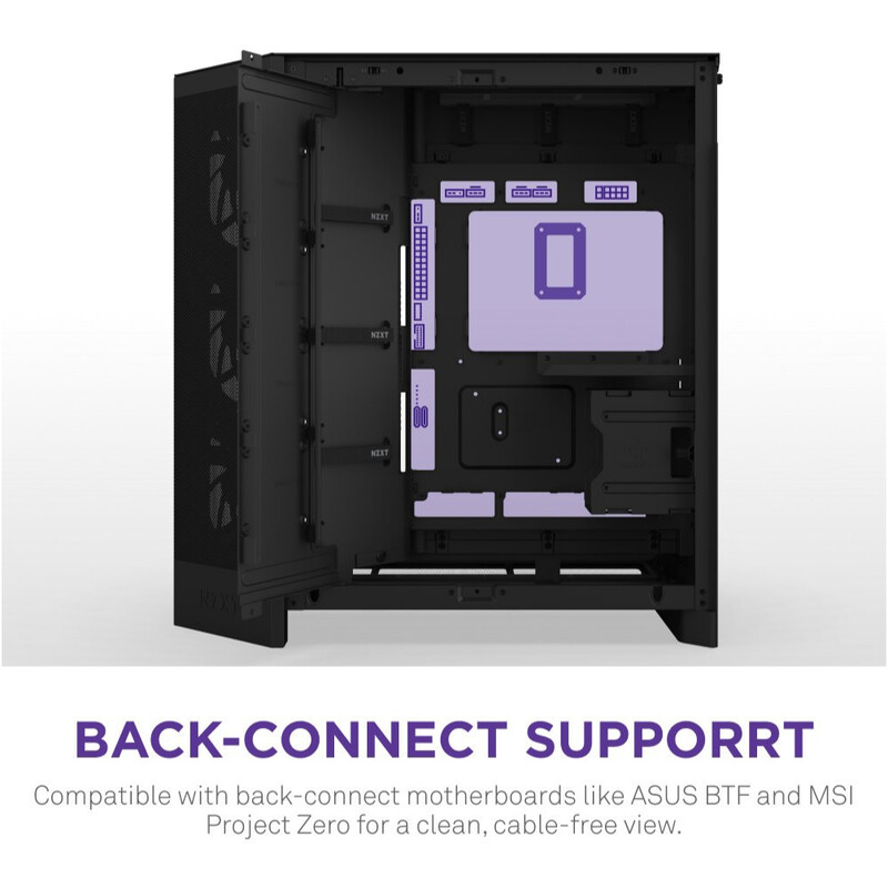 Корпус NZXT H9 Flow RGB+ Black (CM-H92FB-P1)