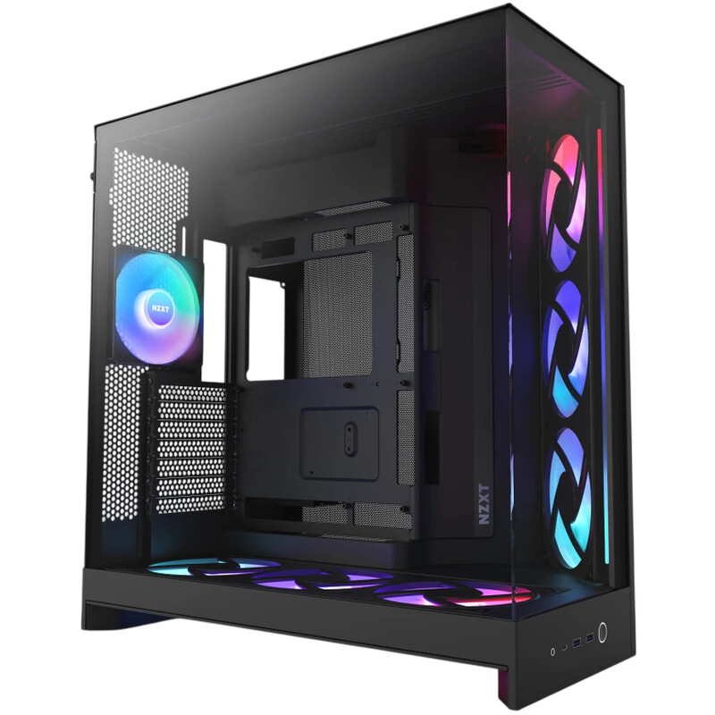 Корпус NZXT H9 Flow RGB+ Black (CM-H92FB-P1)