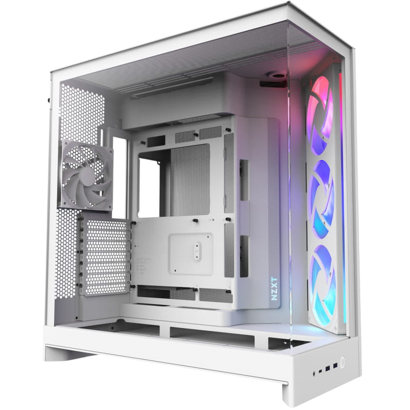 Корпус NZXT H9 Flow RGB White (CM-H92FW-R1)