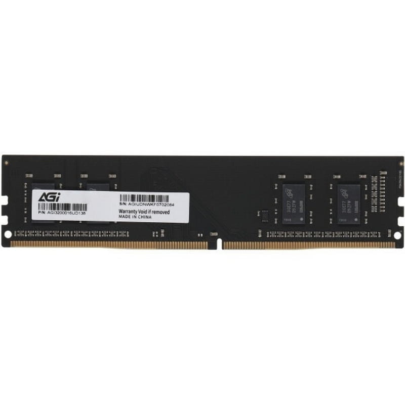 Модуль пам`ятi DDR4 16GB/3200 AGI Black (AGI320016UD138-ST)