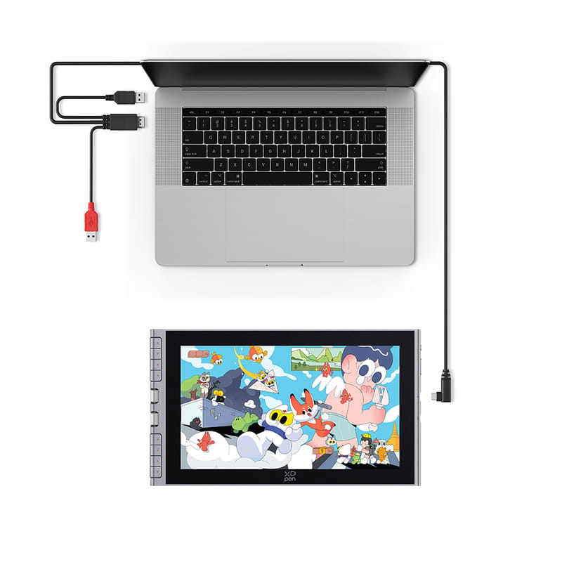 Графический монитор XP-Pen Artist 12 Pen Display (3rd Gen) Gray (CPCD121FH-GR)
