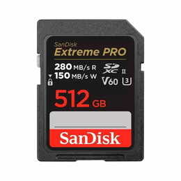 Карта памяти SDXC 512GB UHS-II U3 R280/W150MB/s SanDisk Extreme Pro (SDSDXEP-512G-GN4IN)