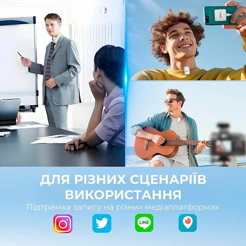 Мікрофон Fifine M9W White