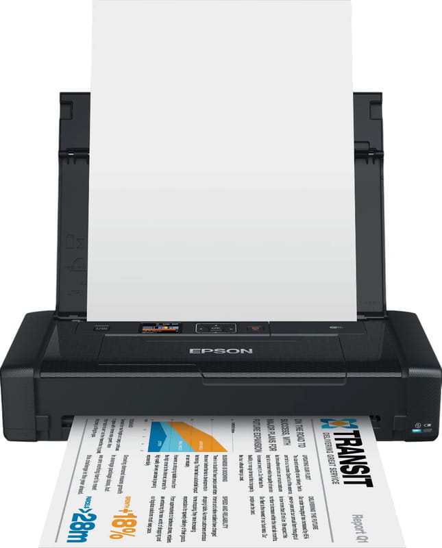 Принтер А4 Epson WorkForce WF-100W mobile c Wi-Fi (C11CE05403)