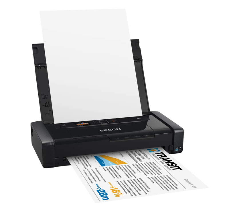 Принтер А4 Epson WorkForce WF-100W mobile c Wi-Fi (C11CE05403)