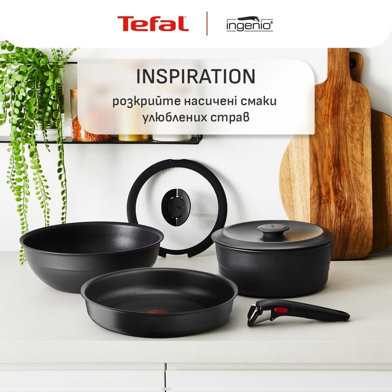 Набор посуды Tefal Ingenio Inspiration 6 предметов (L867S604)