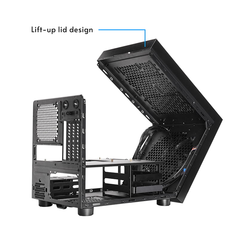 Корпус Chieftec The Cube Black (CI-03B-OP)