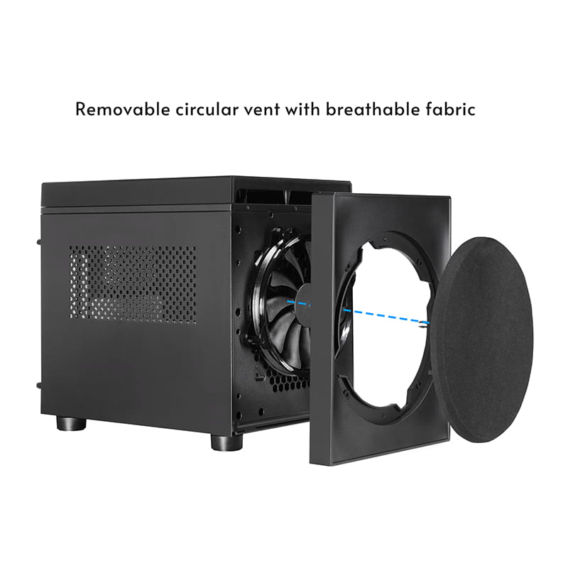Корпус Chieftec The Cube Black (CI-03B-OP)