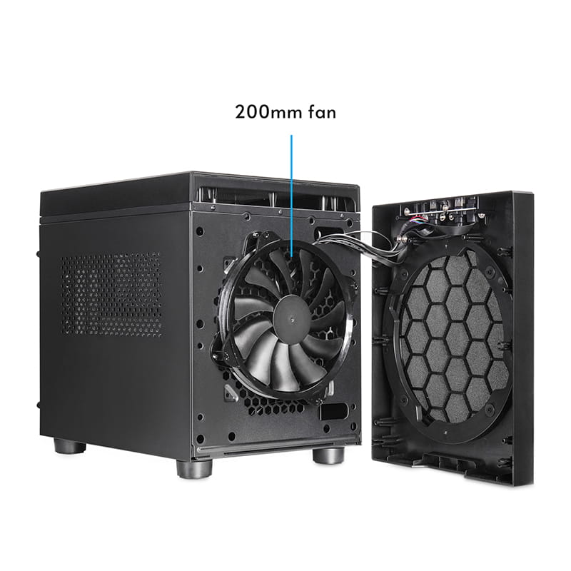 Корпус Chieftec The Cube Black (CI-03B-OP)