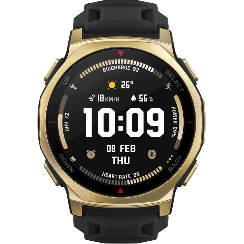 Смарт-годинник Amazfit T-Rex 3 Pro 44mm Black Gold (W2549GL1N)