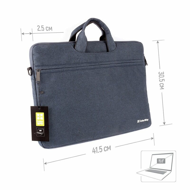 Сумка для ноутбука ColorWay Casual 15.6 Navy (CW-LBC156-NV)