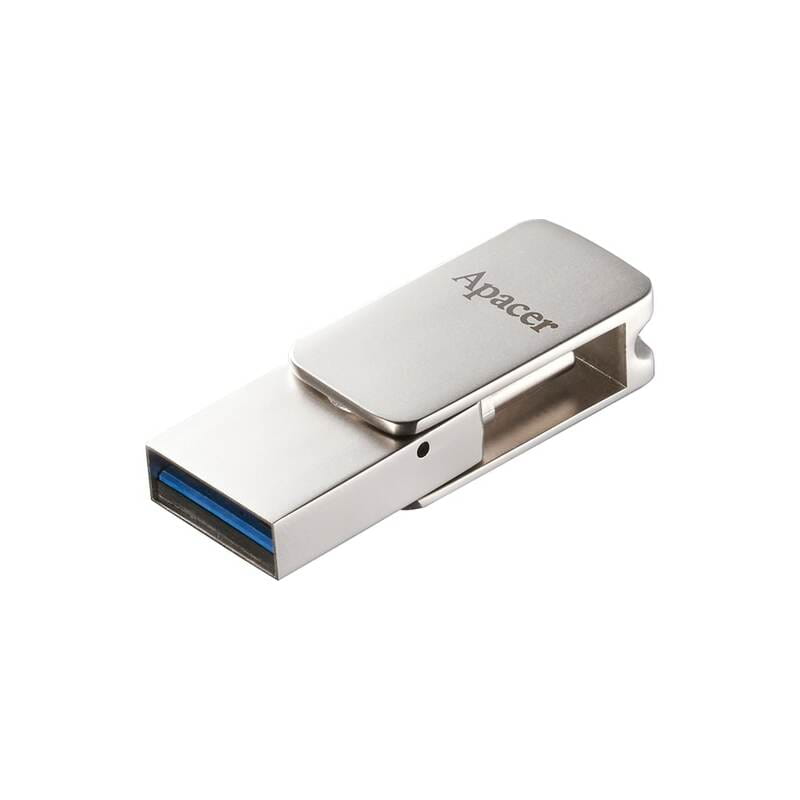 Флеш-накопитель USB3.2 64GB Apacer AH181 Silver (AP64GAH181S-1)
