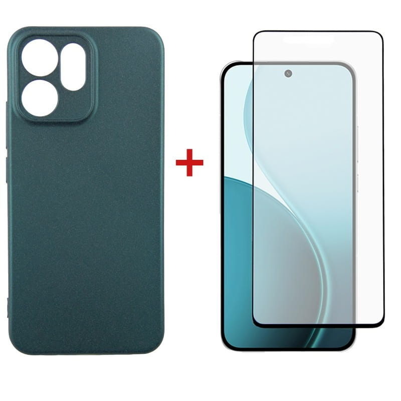 Чeхол-накладка Dengos Soft для Oppo Reno14 F/FS 5G Green (DG-KM-182) + защитное стекло