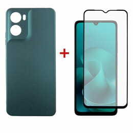 Чохол-накладка Dengos Soft для Motorola Moto G06 Green (DG-KM-180) + захисне скло