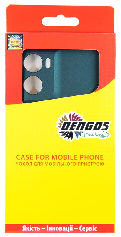 Чeхол-накладка Dengos Soft для Motorola Moto G06 Green (DG-KM-180) + защитное стекло
