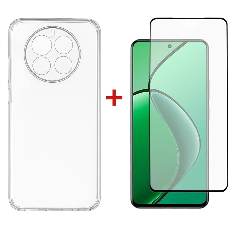 Чохол-накладка Dengos Soft для Realme 12 4G/5G Clear (DG-KM-173) + захисне скло