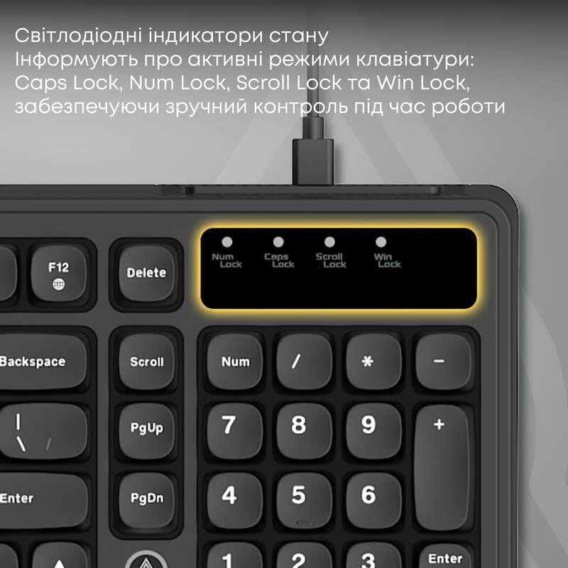Клавіатура Ajazz AF98 Black USB-C Black (AF98-B)