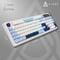 Фото - Клавіатура бездротова Ajazz AF98 Plus Glacier Blue (AF98-PLUS-GB) | click.ua