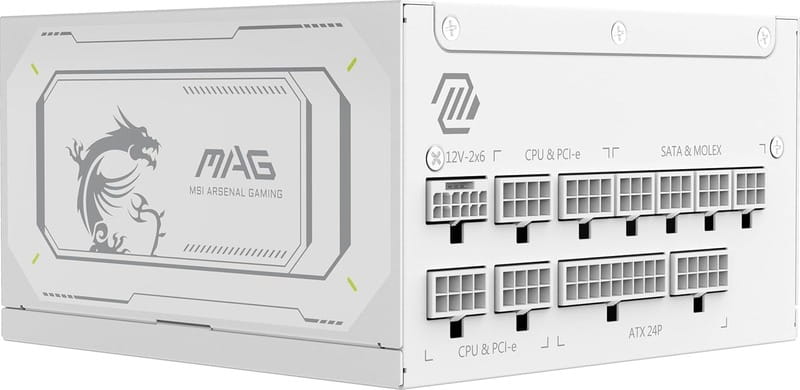 Блок питания MSI MAG A1000GL PCIE5 White 1000W
