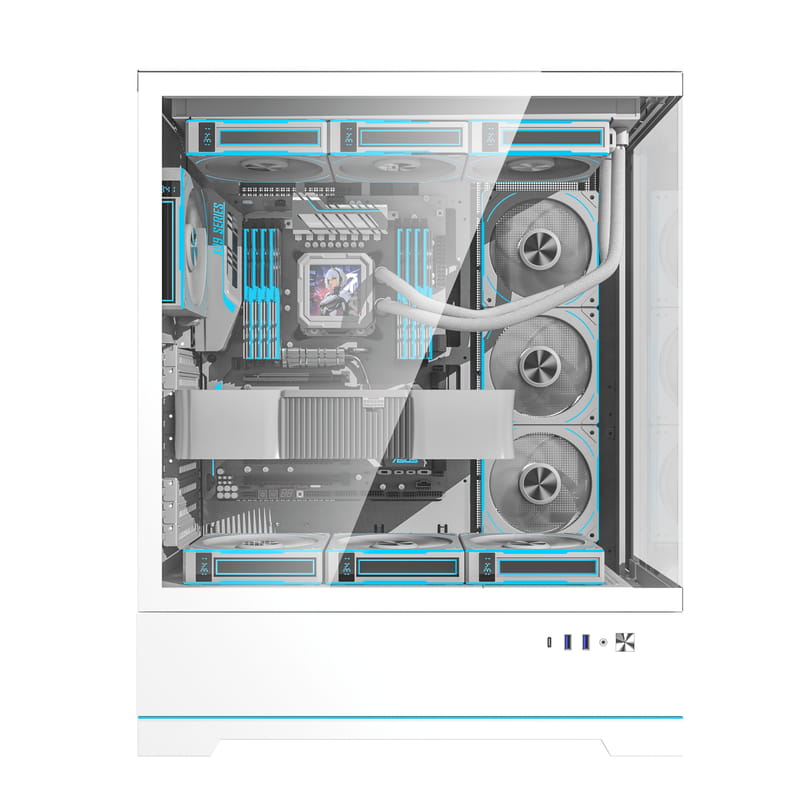 Корпус DarkFlash DY451L Pro White