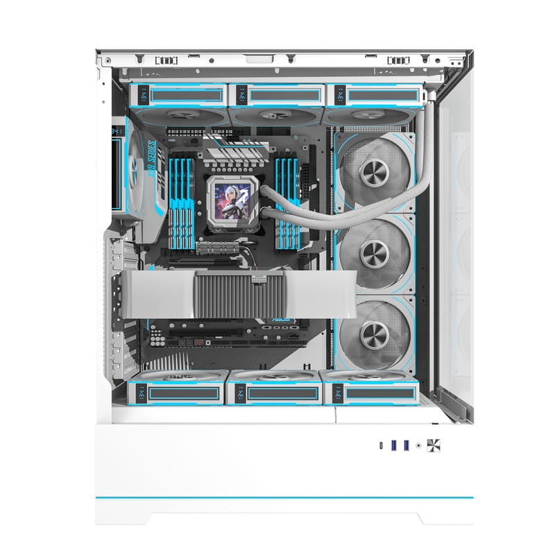 Корпус DarkFlash DY451L Pro White
