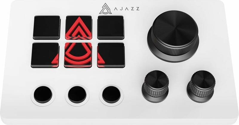 Контролер для стримінгу Ajazz AKP03E USB White