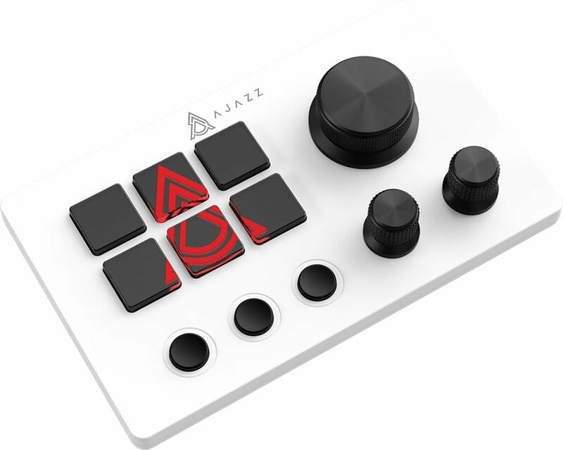Контролер для стримінгу Ajazz AKP03E USB White