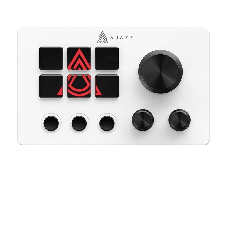 Контролер для стримінгу Ajazz AKP03E USB White